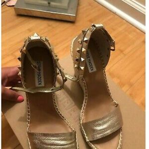 steve madden mckenna gold leather